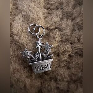 Sterling Silver Flowers Charm Pendant